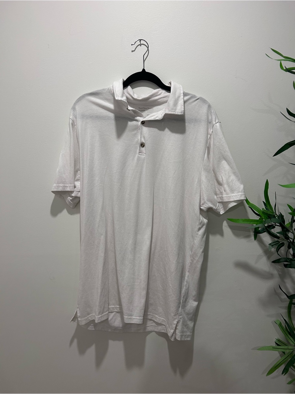 Classic White Men's Polo - Soft Everyday Comfort